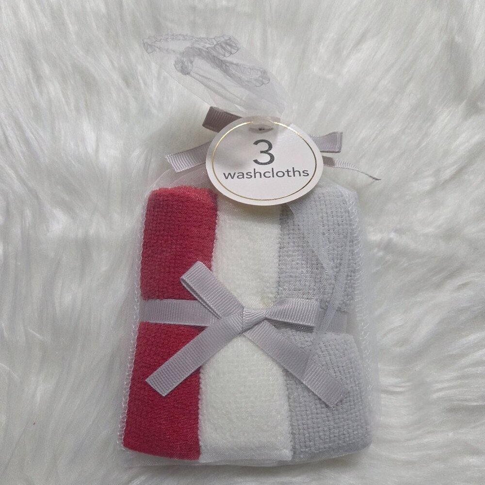 Set of 3 Kid's Washcloths